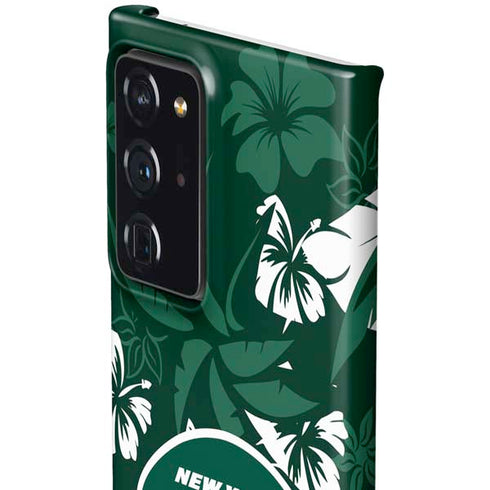 NFL New York Jets Tropical Print Galaxy Note20 Ultra 5G Lite Case