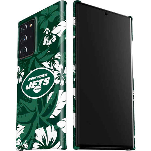 NFL New York Jets Tropical Print Galaxy Note20 Ultra 5G Lite Case