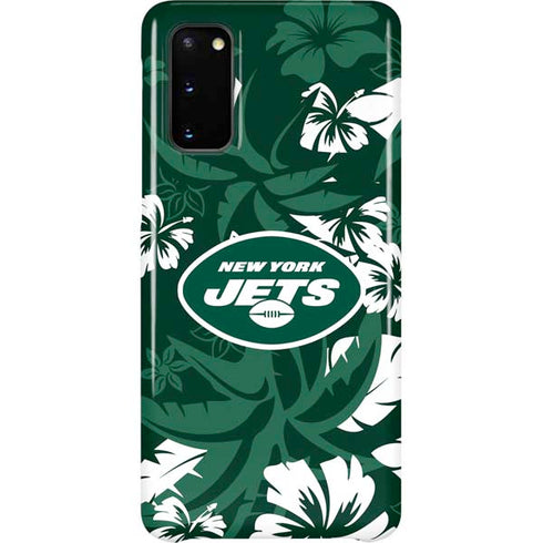 NFL New York Jets Tropical Print Galaxy S20 Lite Case