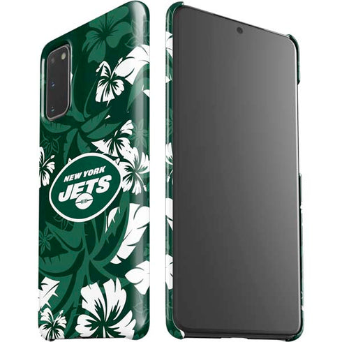 NFL New York Jets Tropical Print Galaxy S20 Lite Case