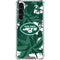 NFL New York Jets Tropical Print Galaxy S24 FE Clear Case