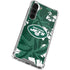 NFL New York Jets Tropical Print Galaxy S24 FE Clear Case