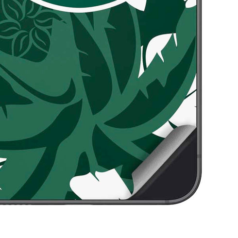 NFL New York Jets Tropical Print Galaxy S24 Skin