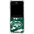 NFL New York Jets Tropical Print Galaxy Z Flip6 Clear Case