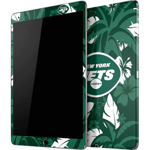 NFL New York Jets Tropical Print iPad Skins