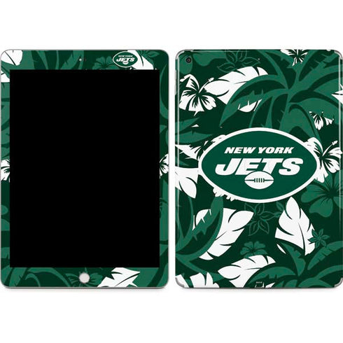 NFL New York Jets Tropical Print Apple iPad Skin