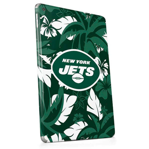 NFL New York Jets Tropical Print Apple iPad Skin