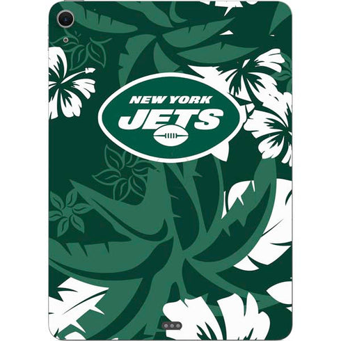 NFL New York Jets Tropical Print Apple iPad Air Skin