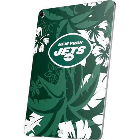 NFL New York Jets Tropical Print Apple iPad Air Skin
