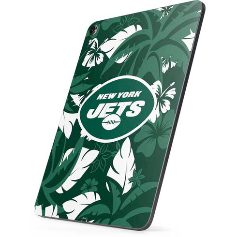 NFL New York Jets Tropical Print Apple iPad Pro Skin
