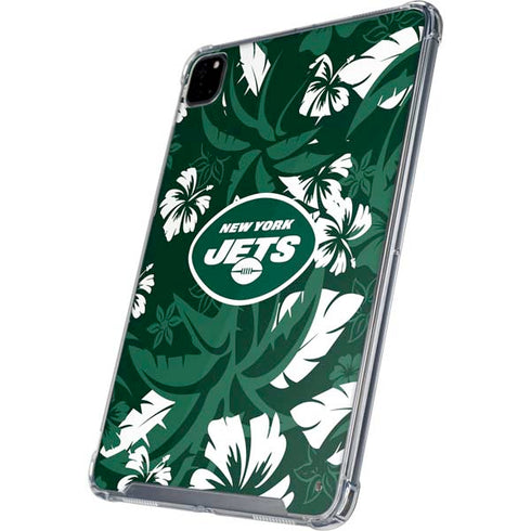 NFL New York Jets Tropical Print iPad Cases