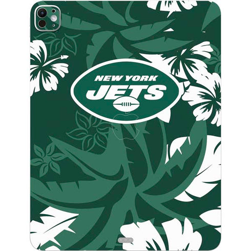NFL New York Jets Tropical Print iPad Pro 13in M4 (2024) Skin