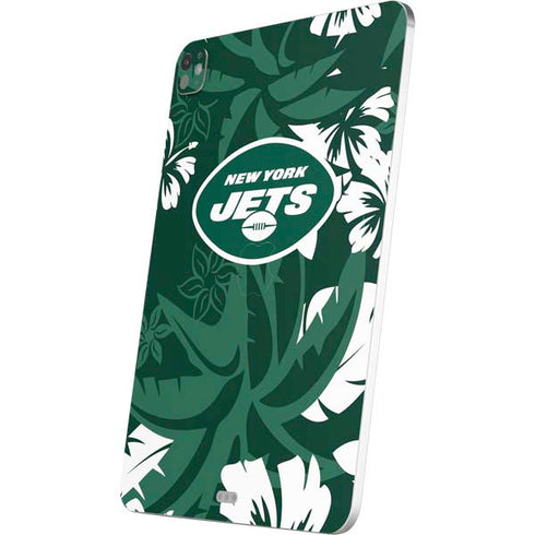 NFL New York Jets Tropical Print iPad Pro 13in M4 (2024) Skin