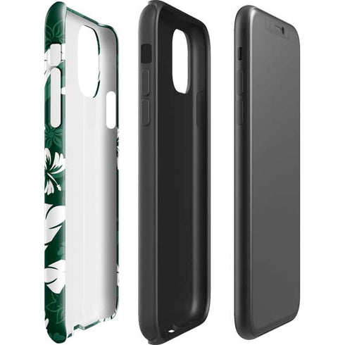 NFL New York Jets Tropical Print iPhone 11 Impact Case