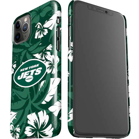 NFL New York Jets Tropical Print iPhone 11 Pro Lite Case