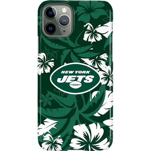 NFL New York Jets Tropical Print iPhone 11 Pro Lite Case