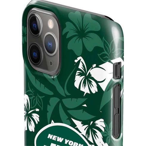 NFL New York Jets Tropical Print iPhone 11 Pro Lite Case