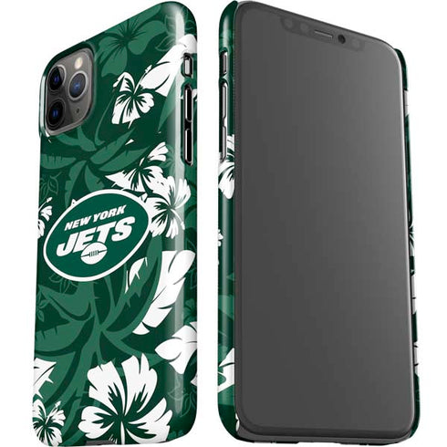 NFL New York Jets Tropical Print iPhone 11 Pro Max Lite Case