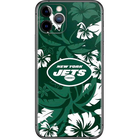 NFL New York Jets Tropical Print iPhone 11 Pro Skin