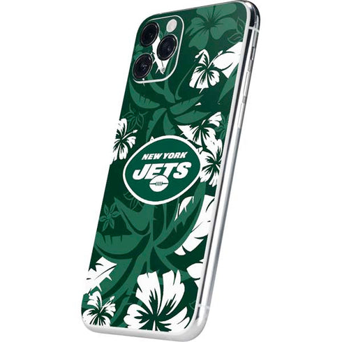 NFL New York Jets Tropical Print iPhone 11 Pro Skin