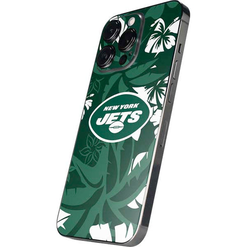 NFL New York Jets Tropical Print iPhone 15 Pro Max Skin