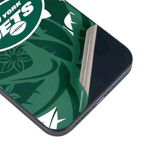 NFL New York Jets Tropical Print iPhone 15 Skin
