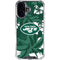 NFL New York Jets Tropical Print iPhone 16 Plus Clear Case