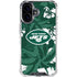 NFL New York Jets Tropical Print iPhone 16 Plus Clear Case
