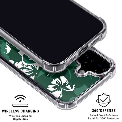 NFL New York Jets Tropical Print iPhone 16 Plus MagSafe Case