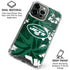 NFL New York Jets Tropical Print iPhone 16 Pro Clear Case