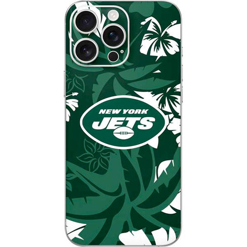 NFL New York Jets Tropical Print iPhone 16 Pro Max Skin
