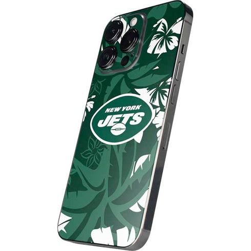 NFL New York Jets Tropical Print iPhone 16 Pro Skin