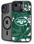 NFL New York Jets Tropical Print iPhone 16e Kickstand Case