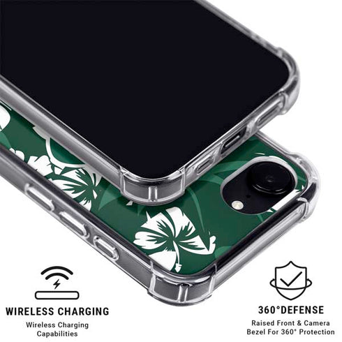 NFL New York Jets Tropical Print iPhone 16e MagSafe Case