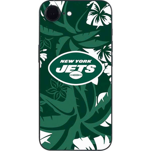 NFL New York Jets Tropical Print iPhone 16e Skin