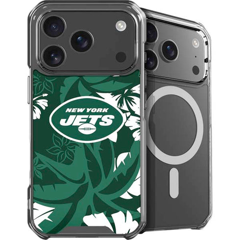 NFL New York Jets Tropical Print iPhone 18 Pro MagSafe Case