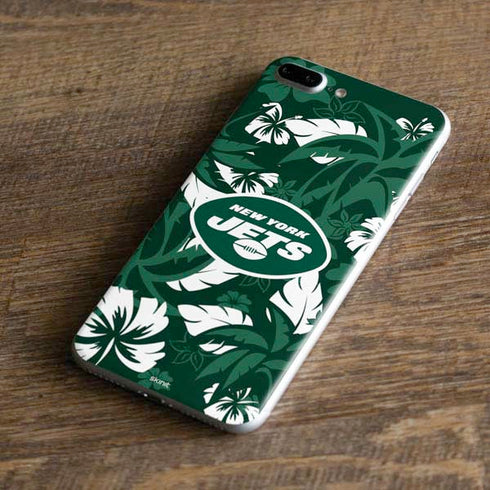 NFL New York Jets Tropical Print iPhone 7 Plus Skin