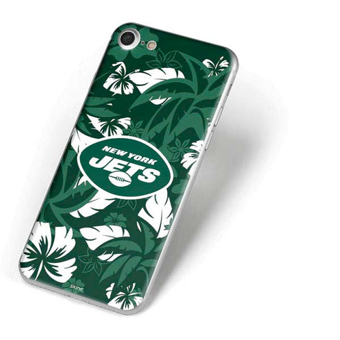 NFL New York Jets Tropical Print iPhone 8 Skin