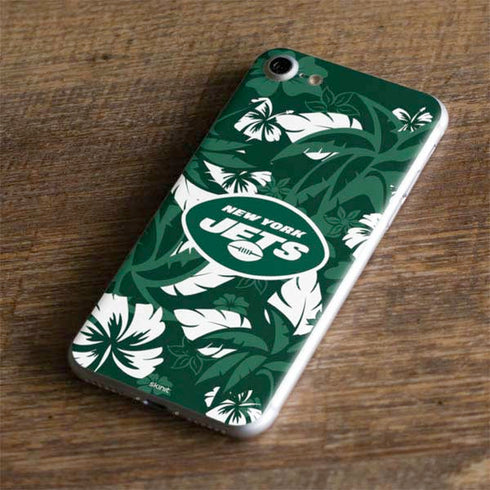 NFL New York Jets Tropical Print iPhone 8 Skin