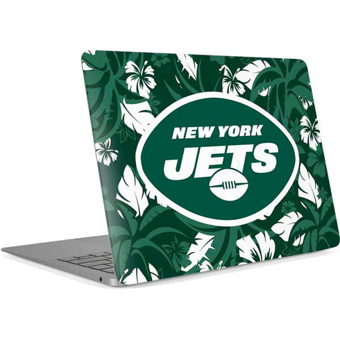NFL New York Jets Tropical Print Apple MacBook Air Skin