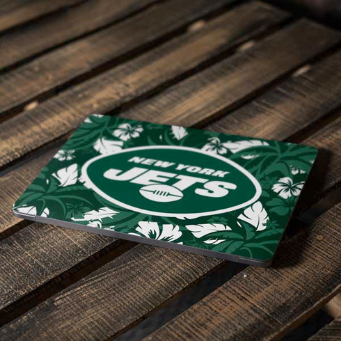 NFL New York Jets Tropical Print Apple MacBook Air Skin