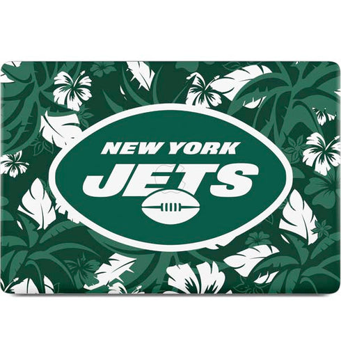 NFL New York Jets Tropical Print MacBook Skins