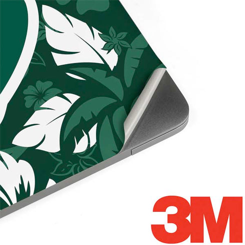 NFL New York Jets Tropical Print MacBook Skins