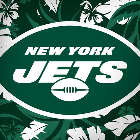 NFL New York Jets Tropical Print MacBook Skins