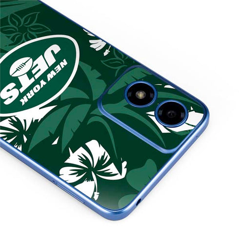 NFL New York Jets Tropical Print Moto G Play 4G (2024) Skin