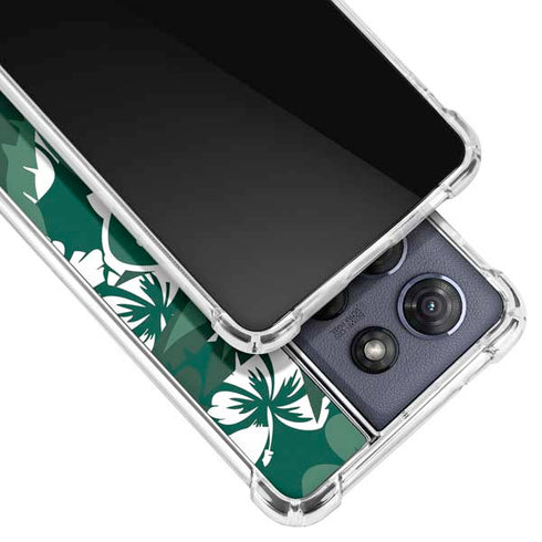 NFL New York Jets Tropical Print Moto G Play 5G (2025) Clear Case