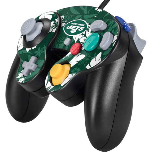 NFL New York Jets Tropical Print Nintendo GameCube Controller Skin