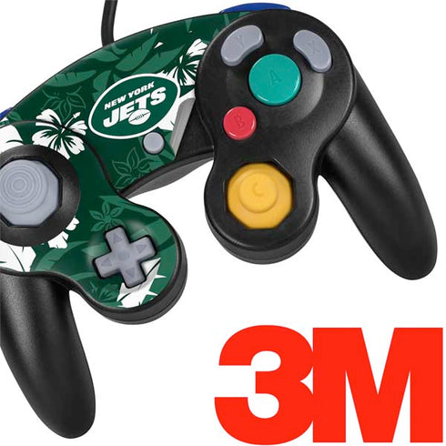 NFL New York Jets Tropical Print Nintendo GameCube Controller Skin