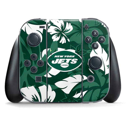 NFL New York Jets Tropical Print Nintendo Skins