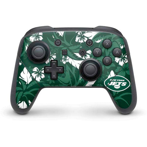 NFL New York Jets Tropical Print Nintendo Skins